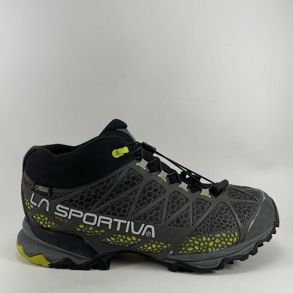 La Sportiva Synthesis Mid GTX Hiking Boots Mens 10.5 Waterproof Black Goretex